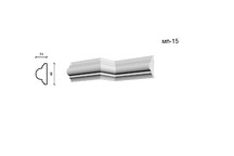 Гладкий молдинг МП15